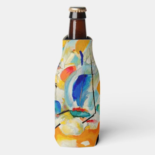 Kandinsky Zeeslag 1913 Flesjeskoeler (Fles Voorkant)