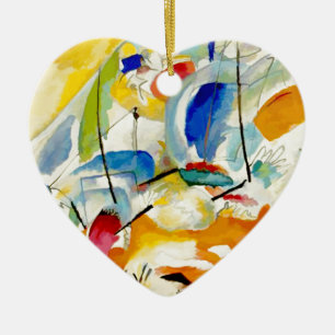 Kandinsky Zeeslag 1913 Keramisch Ornament