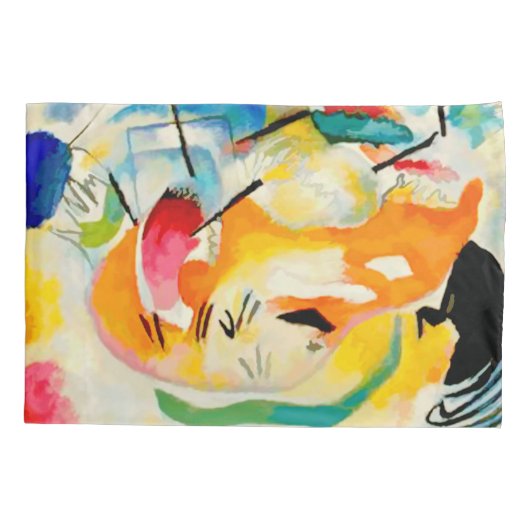 Kandinsky Zeeslag 1913 Kussensloop (Achterkant-Links)