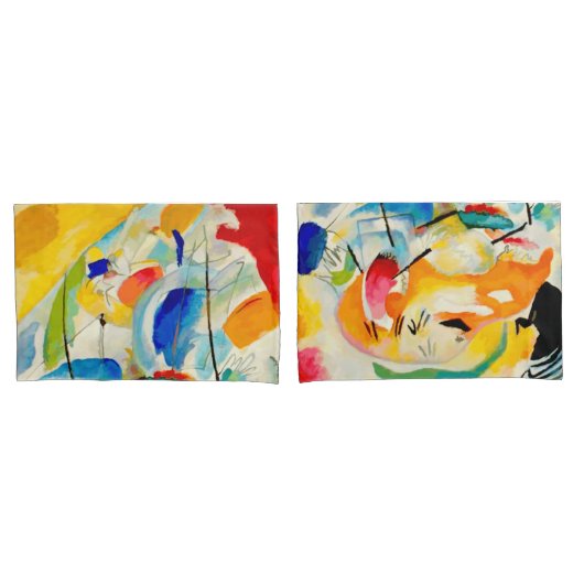 Kandinsky Zeeslag 1913 Kussensloop (Voorkant-Set)