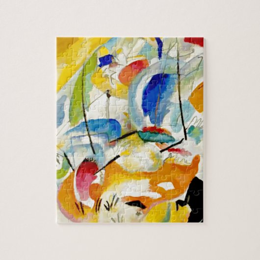 Kandinsky Zeeslag 1913 Legpuzzel (Verticaal)