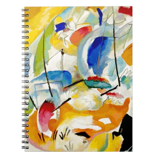 Kandinsky Zeeslag 1913 Notitieboek (Voorkant)