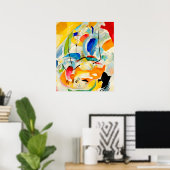 Kandinsky Zeeslag 1913 Poster (Thuiskantoor)
