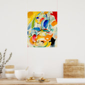 Kandinsky Zeeslag 1913 Poster (Keuken)