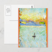 Kandinsky - Zeilboot in Zee Briefkaart (Voorkant / Achterkant)