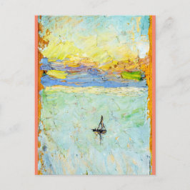 Kandinsky - Zeilboot in Zee Briefkaart