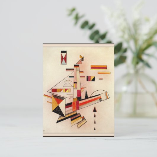 Kandinsky - Zeker, abstracte kunst, Briefkaart (Staand voorkant)