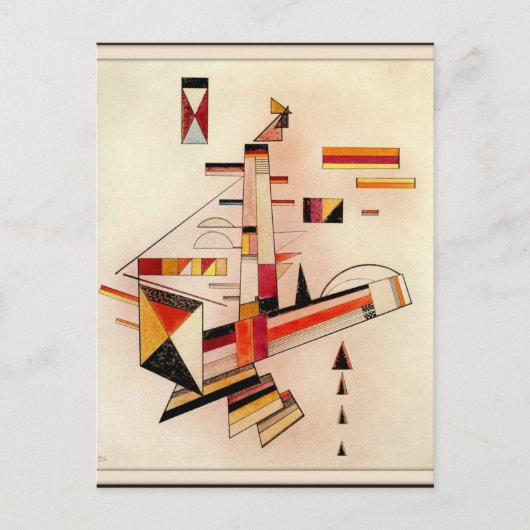 Kandinsky - Zeker, abstracte kunst, Briefkaart (Voorkant)