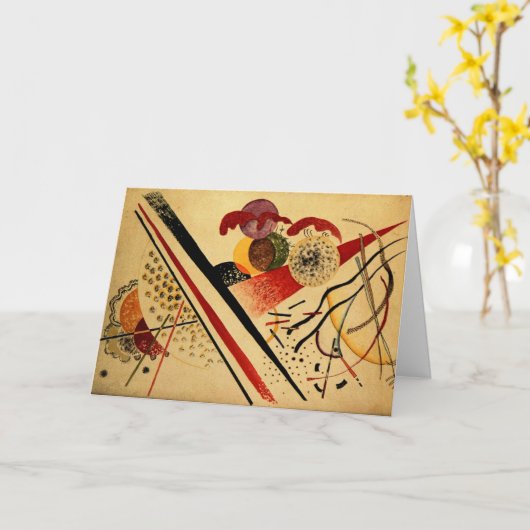 Kandinsky - Zonder titel, 1922, Kaart (Gele Bloem)