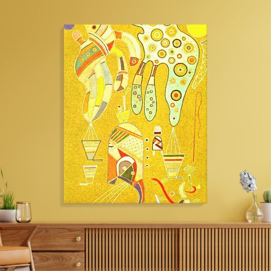 Kandinsky - Zonder titel, 1941 kunstwerk Canvas Afdruk (Insitu (Woonkamer))