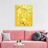 Kandinsky - Zonder titel, 1941 kunstwerk Canvas Afdruk (Insitu (Woonkamer))