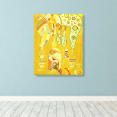 Kandinsky - Zonder titel, 1941 kunstwerk Canvas Afdruk (Insitu (Houten vloer))