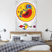 KANDINSKY - ZONDER TITEL - c. 1944 - Bauhaus - Canvas Afdruk (Insitu (Slaapkamer))