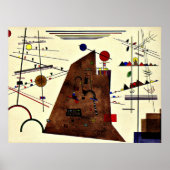 Kandinsky - Zwaar tussen Licht Poster (Voorkant)