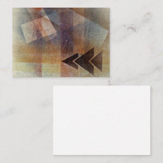 Kandinsky - Zware tips, abstracte kunst Notitiekaartje (Voorkant / Achterkant)