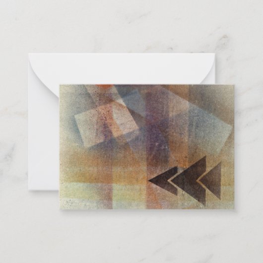 Kandinsky - Zware tips, abstracte kunst Notitiekaartje (Voorkant)