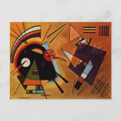 Kandinsky - Zwart en Paars, Briefkaart (Voorkant)