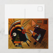 Kandinsky - Zwart en Paars, Briefkaart (Voorkant / Achterkant)