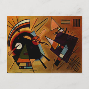 Kandinsky - Zwart en Paars, Briefkaart