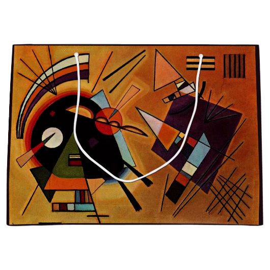 Kandinsky - Zwart en Paars, Groot Cadeauzakje (Voorkant)