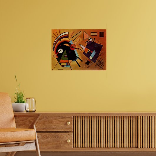 Kandinsky - Zwart en Paars, Poster (Woonkamer 2)