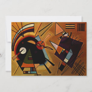 Kandinsky - Zwart en Violet Kaart