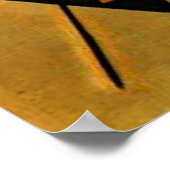 Kandinsky - Zwart en Violet Poster (Hoek)