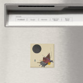 Kandinsky - Zwart Relatie Magneet (Insitu (Vaatwasser))