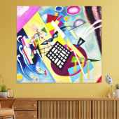 KANDINSKY - ZWART ROOSTER - 1922 - Bauhaus - Canvas Afdruk (Insitu (Woonkamer))