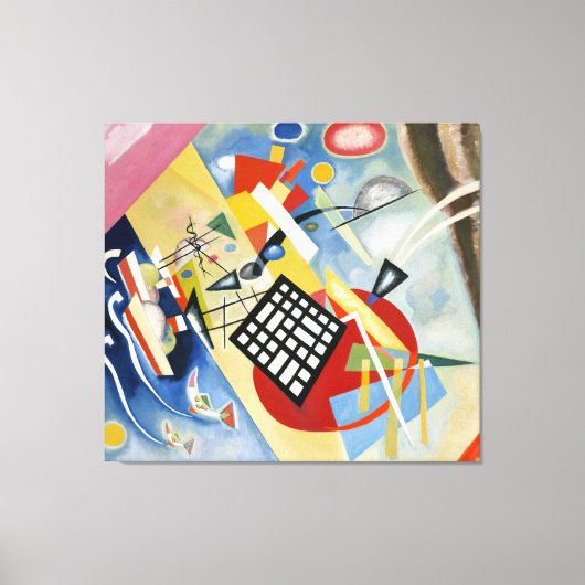 KANDINSKY - ZWART ROOSTER (1922) - Bauhaus - Canvas Afdruk (Voorkant)