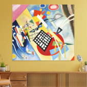 KANDINSKY - ZWART ROOSTER (1922) - Bauhaus - Canvas Afdruk (Insitu (Woonkamer))