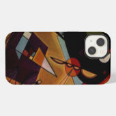 Kandinsky Zwart Violet iPhone Hoesje (Achterkant horizontaal)