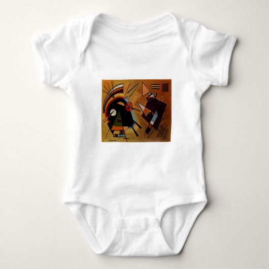 Kandinsky Zwart Violet Romper (Voorkant)