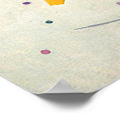 Kandinsky - Zwarte Punten Poster (Hoek)