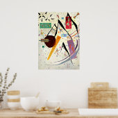 Kandinsky - Zwarte Punten Poster (Keuken)