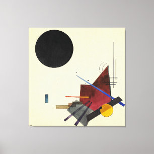 KANDINSKY - ZWARTE RELATIE - 1924 - Bauhaus - Canvas Afdruk