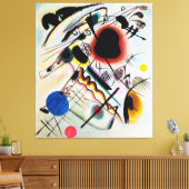 KANDINSKY - ZWARTE VLEK - 1921 - Bauhaus - Canvas Afdruk (Insitu (Woonkamer))