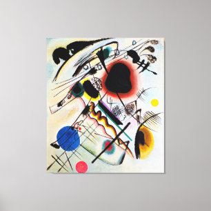 KANDINSKY - ZWARTE VLEK - 1921 - Bauhaus - Canvas Afdruk