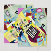 Kandinsky - Zwartraster Briefkaart (Voorkant / Achterkant)