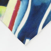 Kandinsky - Zwartraster Fleece Deken (Hoek)