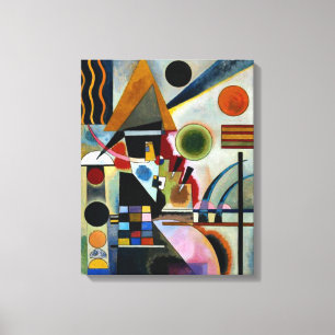 Kandinsky - Zwemelen Canvas Afdruk