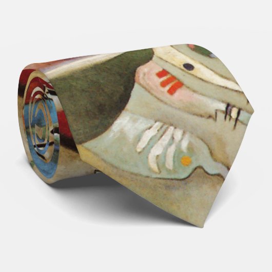 Kandinsky's Abstracte compositie schilderen Stropdas (Opgerold)