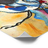 Kandinsky's abstracte kunstwerk, Compositie VI, Poster (Hoek)