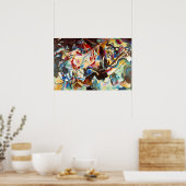 Kandinsky's abstracte kunstwerk, Compositie VI, Poster (Keuken)
