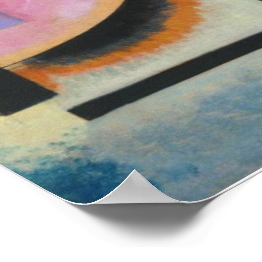 Kandinsky's Abstracte schilderijen doorgeven Poster (Hoek)