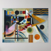 Kandinsky's Abstracte schilderijen doorgeven Poster (Voorkant)