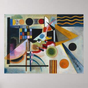 Kandinsky's Abstracte schilderijen doorgeven Poster