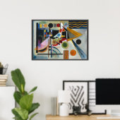 Kandinsky's Abstracte schilderijen doorgeven Poster (Thuiskantoor)
