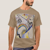 Kandinsky's Abstracte schilderkokers 1910 Dated T-shirt (Voorkant)
