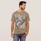 Kandinsky's Abstracte schilderkokers 1910 Dated T-shirt (Voorkant volledig)